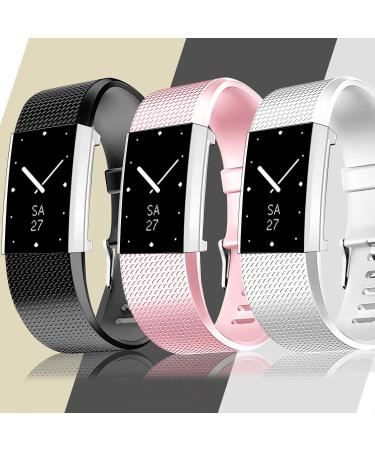 [3 Pack] Fintie Case Compatible with Fitbit Charge 2  Full-Around Screen Protector TPU Case Cover Bumper Shell Compatible with Fitbit Charge 2  Clear x 3 Clear+Clear+Clear - Buy Online on GoSupps.com