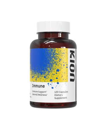 Kion Immune - Immune Support Supplement - Vitamin C Supplement - Vitamin C and Zinc for Everyday Wellness - 500 mg Vitamin C (Ascorbic Acid) and 10 mg Zinc - 120 Servings