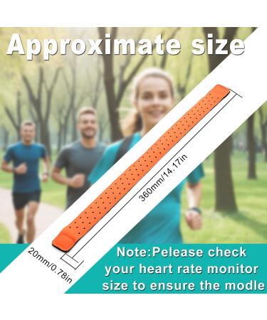 5 Pack Soft Heart Rate Monitor Replacement Bands for OTF Orange Theory Fitness - Adjustable 0.9 x 14.5 - Buy Online on GoSupps.com