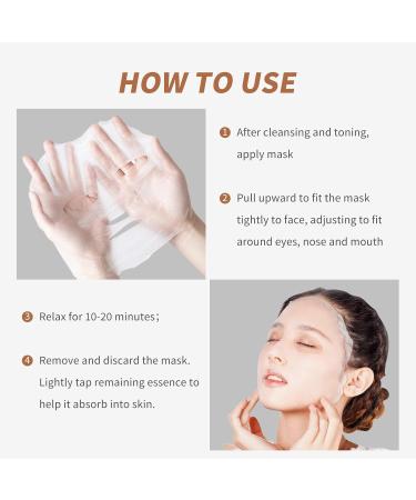 DONG RHYME Premium Facial Sheet Mask (Pack of 10) Hydrating Soothing & Moisturizing Skin Care Masks for All Skin Types | International Shipping Available - Buy Online on GoSupps.com