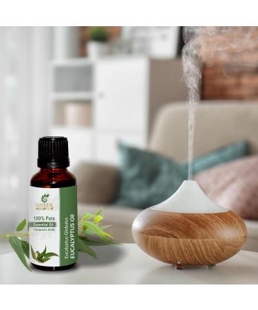 Eucalyptus Oil 15 ML - 100% Pure Natural Therapeutic Grade Essential Oil | Eucalyptus Globulus - Uncut & Undiluted - Buy Online on GoSupps.com