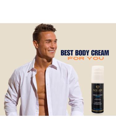 GIANSER just for men: Body and Hand Cream for Men - It does not stick after passing it natural smell and sublimated skin. - Buy Online on GoSupps.com