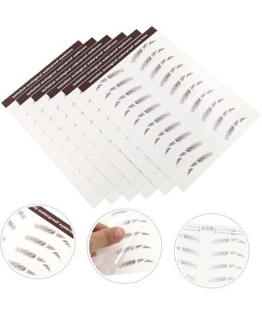 Beavorty 12 pcs eyebrow stickers black stickers tattoo eyebrow Imitation Eyebrow Tattoos 3d three-dimensional - Buy Online on GoSupps.com