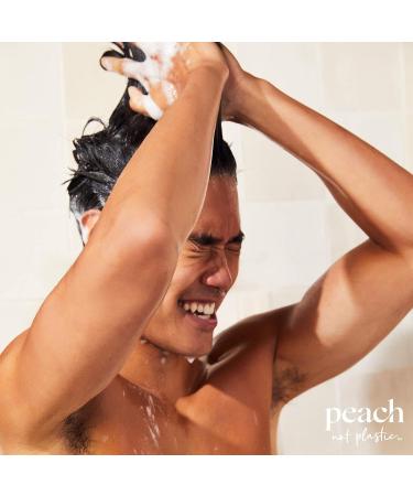 Peach not Plastic Volumizing Shampoo Bar for Fine & Flat Hair - 3.0oz | Silky Soft, Plant Based Vegan Formula | Eco Friendly - Buy Online on GoSupps.com