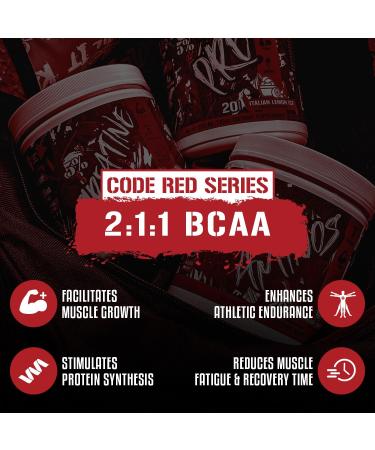 5% Nutrition Code Red Aminos BCAA & EAA Post Workout Recovery Powder | Full Spectrum Essential Amino Acid Complex for Men & Women (Southern Sweet Tea) - Buy Online on GoSupps.com