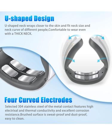 Intelligent Electric Neck Massager - 6 Modes 9 Intensities for Pain Relief | Ideal Gift for Men & Women - Buy Online on GoSupps.com