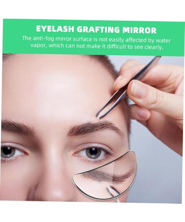DOITOOL Handheld Makeup Mirror - Crescent Moon Eyelash Tool for Beauty & Lash Extensions - Stainless Steel Cosmetic Mirror - Buy Online on GoSupps.com