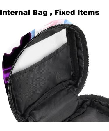Shop Unicorn Purple Menstrual Pad Bag with Zipper | Ladies Napkin Pouch & Tampons Collection Bag for Women & Girls - Buy Online on GoSupps.com