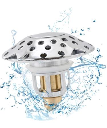 Convenient Drain Stopper Efficient Popup Drain Anti-Odor Sink Strainer Simple Replacement Lightweight for Bathroom Sinks Sink Strainer Plug Easy to Use Bathroom Sink Plug Leak-Proof Basin Drain Plug - Buy Online on GoSupps.com
