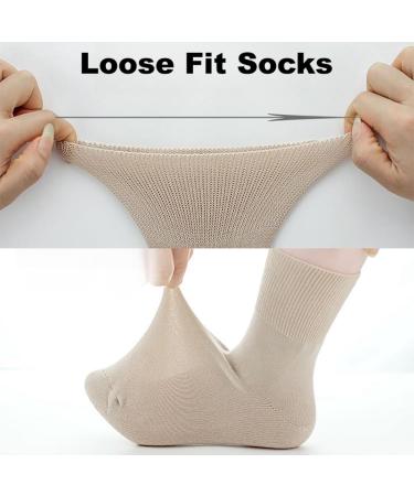 Women s Diabetic Crew Socks - Extra Wide & Super Soft Non-Binding Top | 4 Pack Medium Mix - Comfort & Style for Spring - Buy Online on GoSupps.com