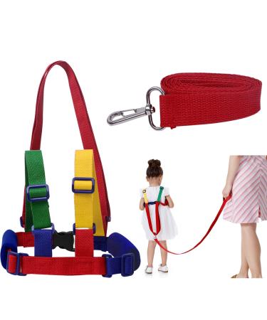 Toddler Walking Harness and Safety Leash Anti-Lost 2 in 1 Baby Safety Band for 1-5 Years Kids Learning Walking Anti-Lost Wrist Link Toddler Anti-Lost Rope for Children (Upgraded Version)