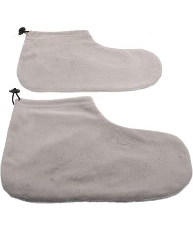 FRCOLOR Lot de 2 Paires de de Bain Confortables en Tissu Paraffine pour Femme Accessoires Chauds Cire Gris Sacs Spa Chauds Soins des Pieds Chauffants Doublure enveloppante Pieds pour Graux2st 28X20X0.9CMx2pcs - Buy Online on GoSupps.com