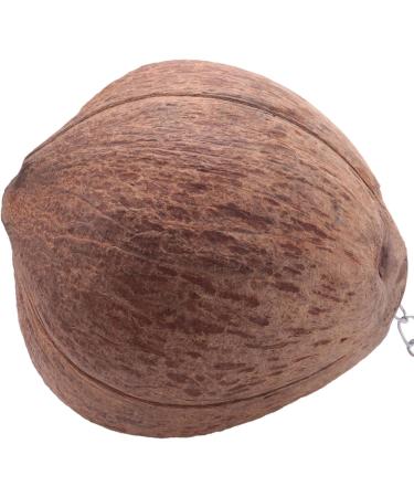 KJKVIVH Natural Coconut Shell Bird Nest House Hut For Pet Parrot Budgies Parakeet Cockatiels Conure Canary Pigeon Cage Rat Gerbil Mice Cage Seed Feeder Toy Nesting Box - Buy Online on GoSupps.com