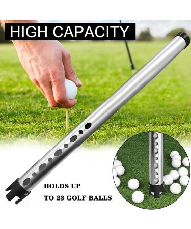 FINGER TEN Golf Ball Retriever Shagger Tube - Aluminum Can Hold 23 Balls - Buy Online on GoSupps.com
