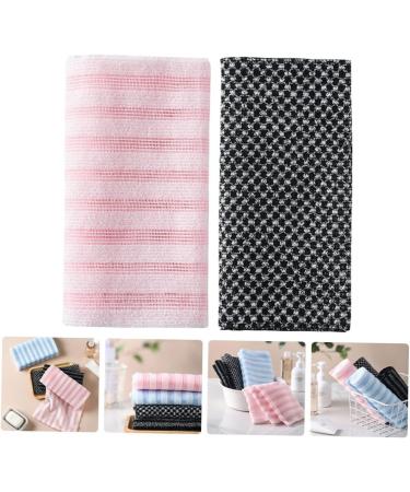 POPETPOP 6 Pcs Bath Towel Set - Double Sided Shower Scrubber Bath Sponges & Loofah Mitt for Ultimate Body Cleaning - Ideal for Smooth Skin & Relaxing Baths - Buy Online on GoSupps.com