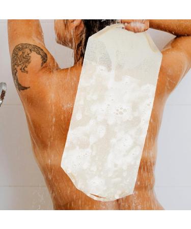 NOLITOY Exfoliating Back Scrubber | Nylon Body Scrub Towel with Handles for Deep Cleaning | International Shipping Available - Buy Online on GoSupps.com