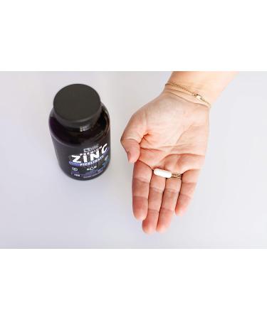 Zinc Picolinate 50mg Immune System Support | Growth Booster | 180 Capsules (6-Month Supply) - Zinc 50mg Supplements for Adults - Buy Online on GoSupps.com