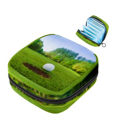 Women's binding-ups-Sport Golfball Women's Bind bag Tampon storage bags zip pockets menstrual tied bags Multi18