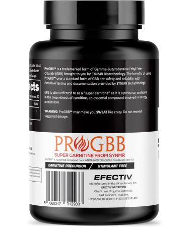 EFFECTIV Nutrition PROGBB Super Carnitine 60 Capsules - Weight Management Supplement - Buy Online on GoSupps.com