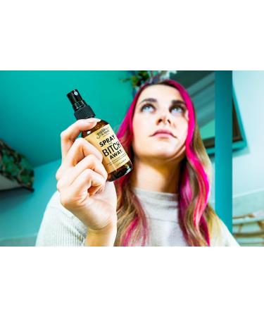 Frankie & Myrrh Improved Extra Concentrated Spray The Bitch Away | Freshwater Perfume | Aromatherapy Life's Woes | with Bergamot Lavender Geranium Frankincense - Buy Online on GoSupps.com