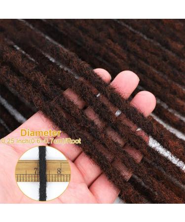 Handmade Synthetic Dreadlock Hair Extensions 24-36inch Long Crochet Braids Straight Natural Soft Dreadlocks(TT1B-27_24INCH) 10strands TT1B-27_24INCH - Buy Online on GoSupps.com