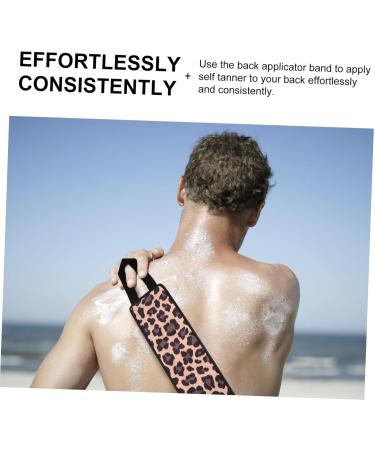 Healvian 3 Pieces Selftanning Lotion Applicator Band for Hardtoreach Areas Material Prevents Stains on the Hands Use a Body Lotion Yourself - Buy Online on GoSupps.com