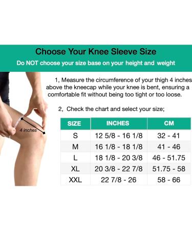 Pro Knee Braces Pair for Men & Women - Pain Relief for Meniscus Tear ACL Arthritis Inflammation & Circulation - Max Support Compression Sleeve (Black Medium - Buy Online on GoSupps.com