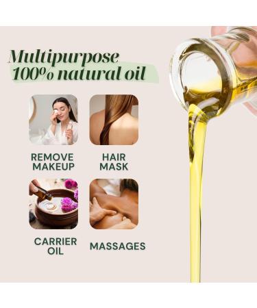 100% Pure Almond Oil for Skin & Hair - Moisturizing Anti-Stripe Vitamin E Ideal for Atopic Skin & Baby - 5000ml (5L) - Buy Online on GoSupps.com