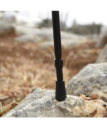 Hiking Poles Tips - Walking Stick Tips Rubber - Non-Slip and Shock Absorption Rubber Walking Stick Tips Black 11mm Diameter 30pcs - Buy Online on GoSupps.com