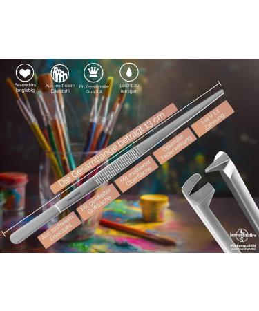 Professional Straight Tweezers 10.5cm - 60cm | Internal Teeth 13cm Pack | International Shipping Available - Buy Online on GoSupps.com