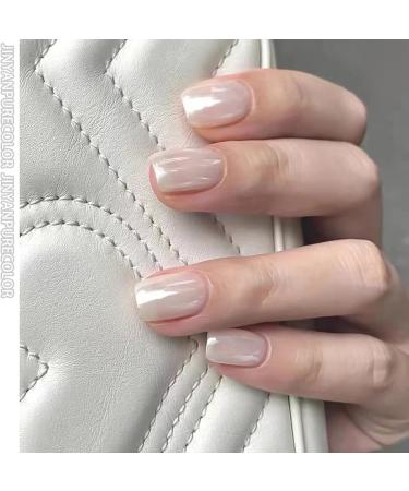 12 Colors White Pearl Chrome Nail Powder - Metallic Mirror Glitter for Stunning Nail Art | Aurora Shimmer Pigment Set - Buy Online on GoSupps.com