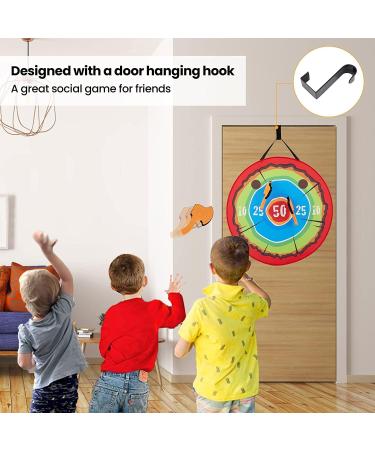 CHANG HUI Large Foam Axe Throwing Game Set for Kids | Indoor/Outdoor 27.6 Target Game | 4 Foam Axes & 3 Type Hook Axe Dart | Easy Fold Target - Buy Online on GoSupps.com