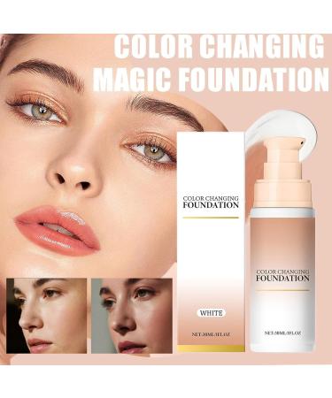 Fond de teint changeant de couleur fond de teint hydratant base de maquillage couvrante moyenne forte convient tous les types de peau Purple - Buy Online on GoSupps.com