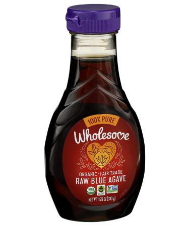 Wholesome Sweeteners Raw Blue Agave Amber 11.75 oz - Natural Sweetener - Buy Online on GoSupps.com