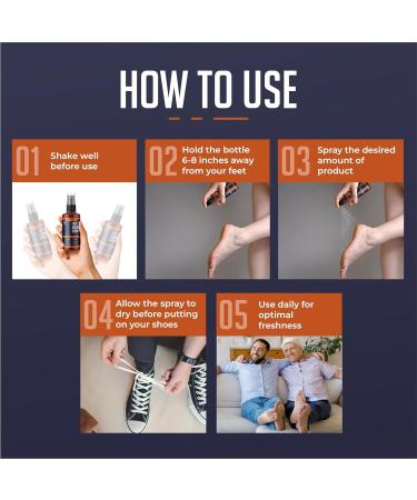 Shoe Freshener Spray & Foot Freshener Spray Bundle - Buy Online on GoSupps.com