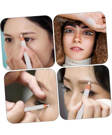 WOONEKY 4pcs White Line Drawing Eyebrow Pencil Makeup Eyeliner Tool Eye Liner Pens Makeup Tool Make up Kit - Buy Online on GoSupps.com