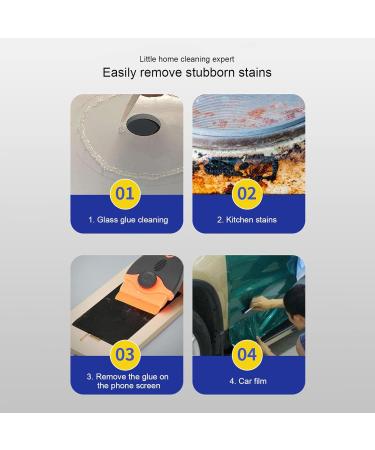 Razor Scraper Tool - 2-in-1 Metal & Plastic Blades Ergonomic ABS Handle for Easy Operation on Boats - Black & Orange - Buy Online on GoSupps.com