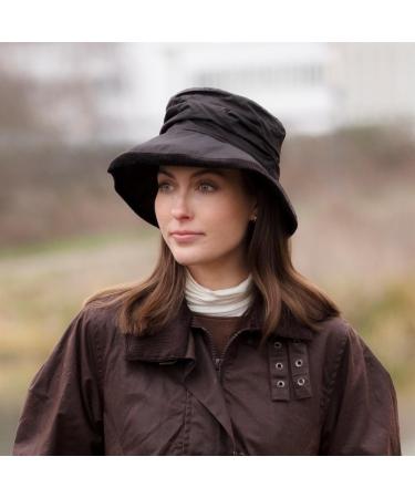 WALKER AND HAWKES Diana Ladies Country Hat | Waxed Brown | XL-XXL | International Shipping Available - Buy Online on GoSupps.com
