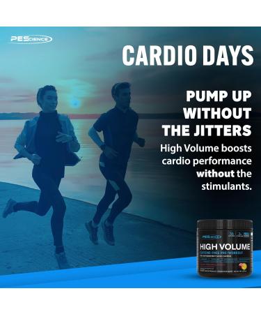 PEScience High Volume Pre Workout Powder with L Arginine Nitrate Guava Pineapple Punch 36 Scoops Caffeine Free - Buy Online on GoSupps.com