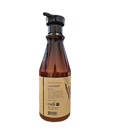 CodiNCodi Hand & Body Lotion Jasmine & Lavender 750 ml (25 Fl Oz 1 each) Professional Size Moisturizer with Natural Extracts Hydrating Non-Greasy Formula for All Skin Types - Buy Online on GoSupps.com