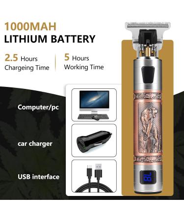 Buy 2BK LCD Display Hair Clippers for Men - Professional Zero Gapped Cordless Hair Trimmer & Grooming Kit for Home Use - Buy Online on GoSupps.com