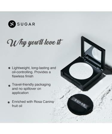 SUGAR Cosmetics Powder Play Translucent Compact - Long-Lasting Oil-Controlling Makeup for All Skin Types - Shop Internationally - Buy Online on GoSupps.com