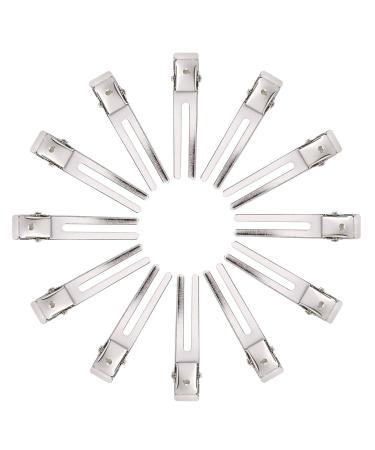 Buy 50 Pcs 1.8 Double Tine Pin Curl Hair Clips - Metal Alligator Clips for Extensions - Silver Hairpins for Perfect Hairstyles - Buy Online on GoSupps.com