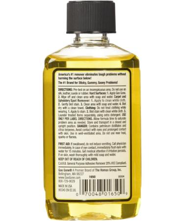 Goo Gone Adhesive Residue Cuts Grease Oil Gum & More (Citrus Scented) 3oz Bottle 1 3 Ounce - Buy Online on GoSupps.com