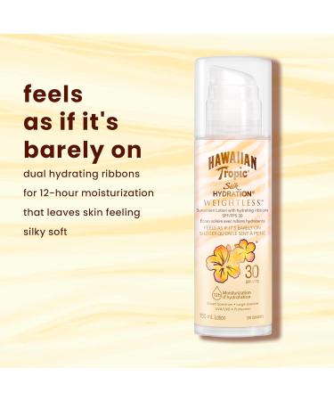 Hawaiian Tropic Silk hydration weightless oil-free face sunscreen lotion SPF 30 50ml & Sheer Touch Ultra Radiance Sunscreen Lotion SPF 30 90mL - Buy Online on GoSupps.com