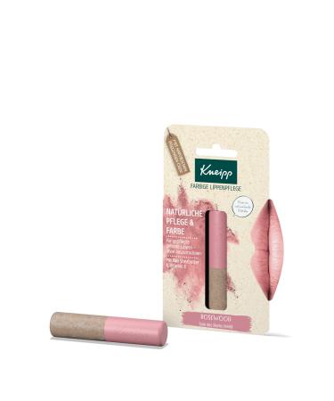 Kneipp Rosewood Lip Care natural care and color with organic shea butter and vitamin E 35 g