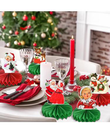 8 Pieces Christmas Honeycomb Centerpieces Victorian Christmas Themed Cake Balls - Buy Online on GoSupps.com