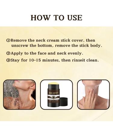 Neck Firming Cream Bee-Venom Neck Cream Stick Skin Tightening Cream Body Anti Wrinkle Cream Anti Aging Moisturising & Nourishing Lifting Smooth Neck Lines Night Cream For Women - Buy Online on GoSupps.com