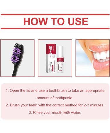 SP-8 Probiotic Toothpaste - Ultra Whitening & Brightening Teeth Whitening Kit with Toothbrush (2) - Shop Internationally - Buy Online on GoSupps.com