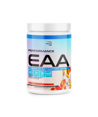 EAA - Essential Amino Acids Formula | Boost Muscle Recovery Performance & Hydration | Sugar-Free & Delicious Flavors Available! (Sour Peach)